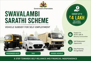 Swavalambi Sarathi Scheme Karnataka: Get Up to ₹4 Lakh Vehicle Subsidy for Self-Employment
