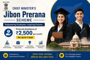 Assam Jibon Prerana Scheme: ₹2,500 Monthly Support for Fresh Graduates
