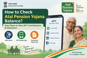 How to Check Atal Pension Yojana Balance? Easy Ways to View APY Contributions & Statement