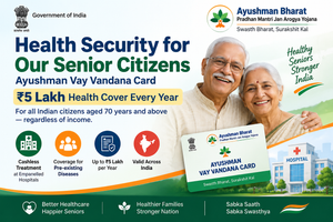 Senior Citizen Health Insurance Scheme by Government of India: ₹5 Lakh Health Cover for People Aged 70+